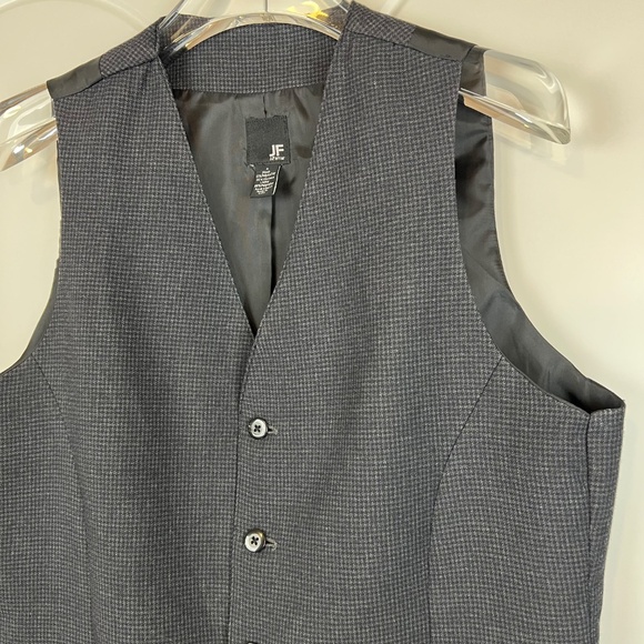 J.Ferrar Men's Vest Houndstooth Patterned Vest - Picture 3 of 8